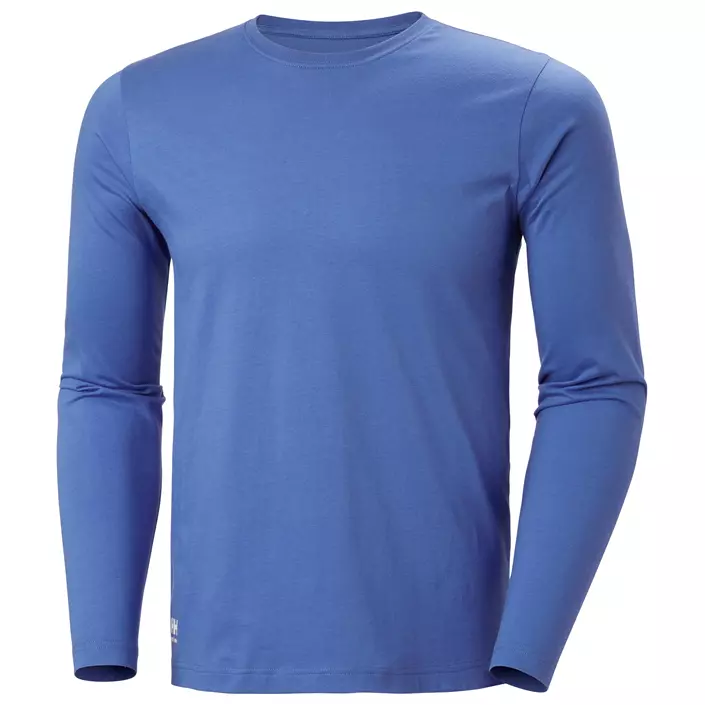 Helly Hansen Classic langermet T-skjorte, Stone Blue, large image number 0