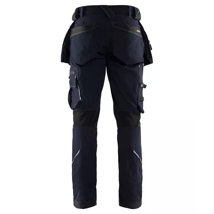 Blåkläder X1900 craftsman trousers full stretch, Dark Marine/Black, large image number 1