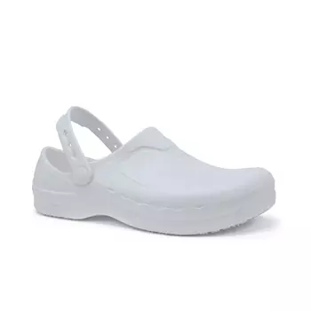 Shoes For Crews Zinc clogs with heel strap OB, White