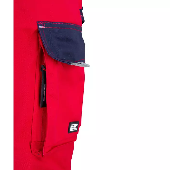 Kramp Original work trousers with belt, Red/Marine Blue, large image number 5