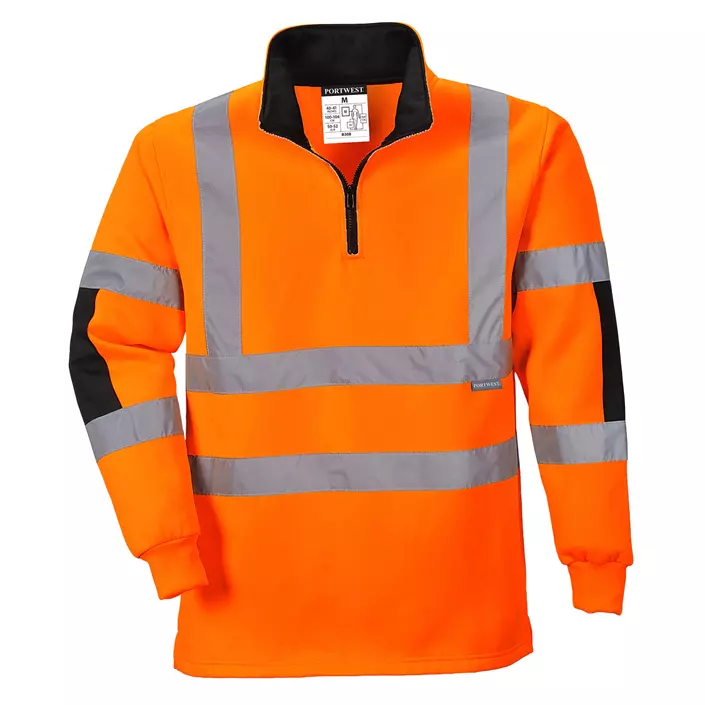 Portwest sweatshirt, Hi-vis Orange, large image number 0