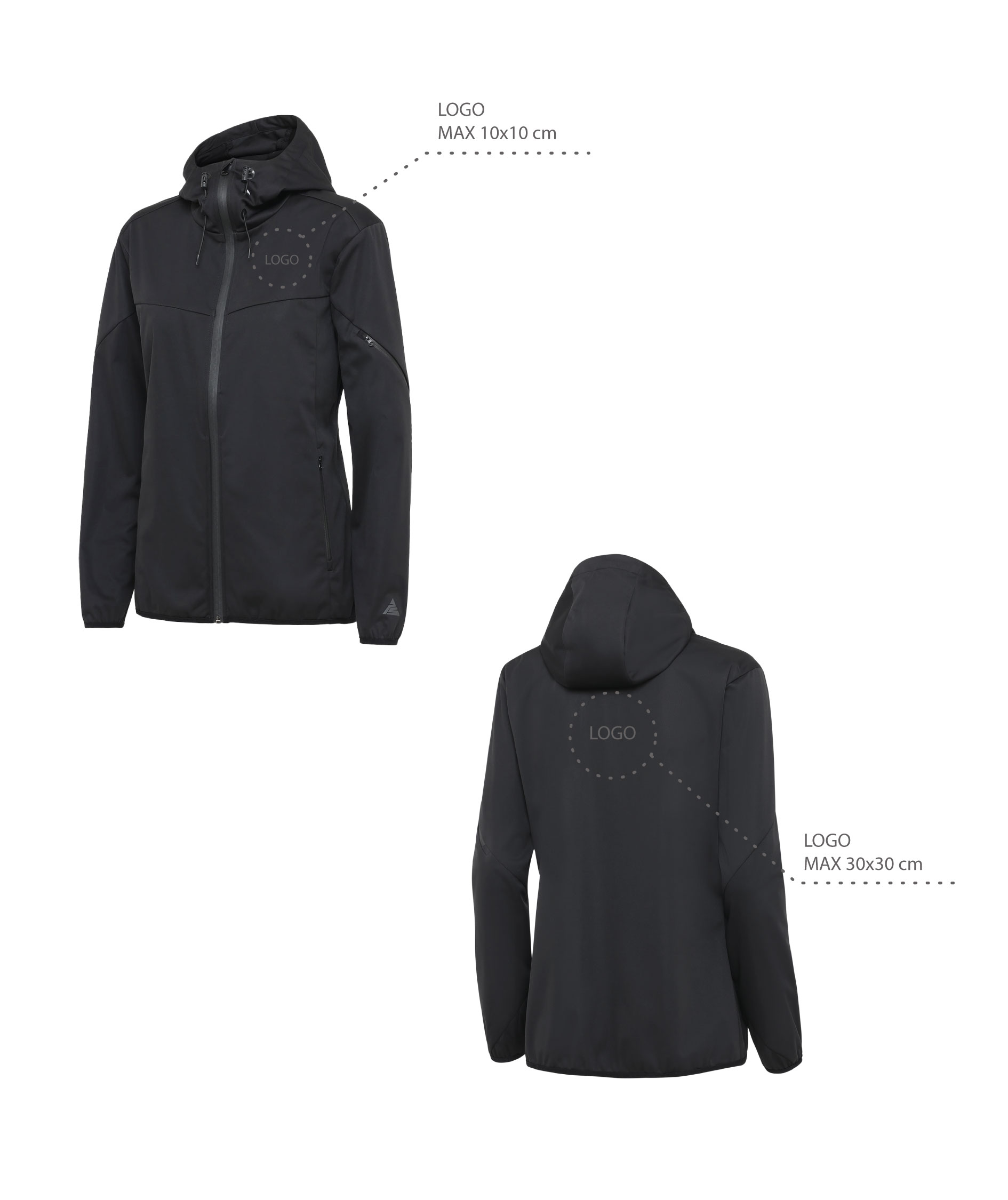 Pitch Stone women's softshelljacket, Black, large image number 6