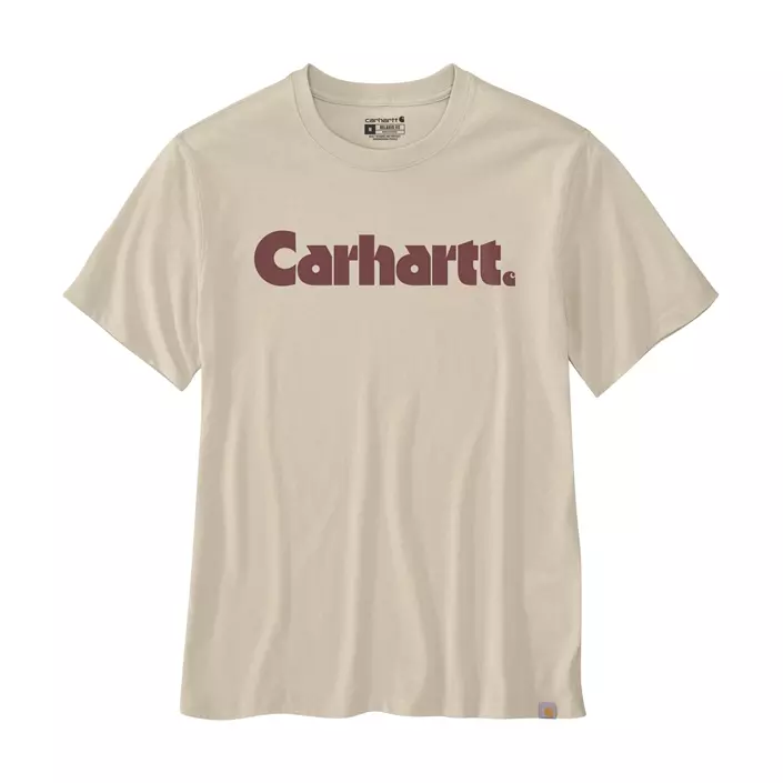 Carhartt Logo Graphic T-Shirt, Oat Milk, large image number 0