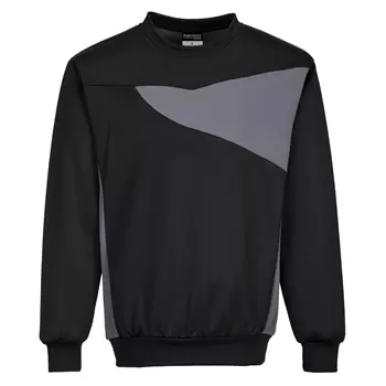 Portwest PW2 sweatshirt, Black/Grey