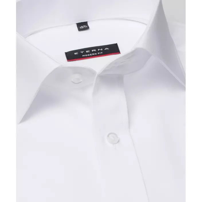 Eterna Uni Modern fit Popeline Hemd, White, large image number 3