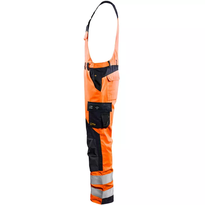 Blåkläder Multinorm arbeidsselebukse, Hi-vis Oransje/Marineblå, large image number 2