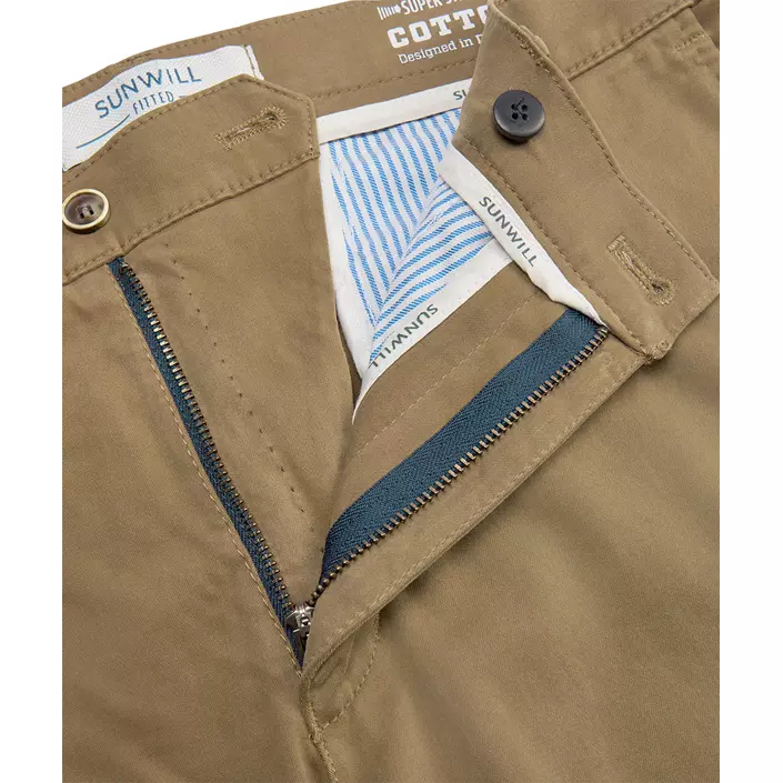 Sunwill Super Stretch Fitted chinos, Dark sand, large image number 4