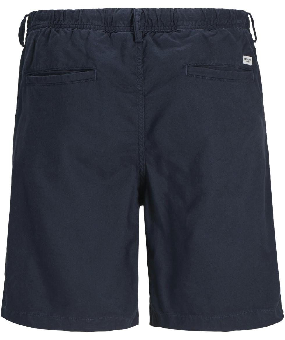 Jack & Jones JPSTJAIDEN HYBRID BONDI shorts with linen, Dark navy