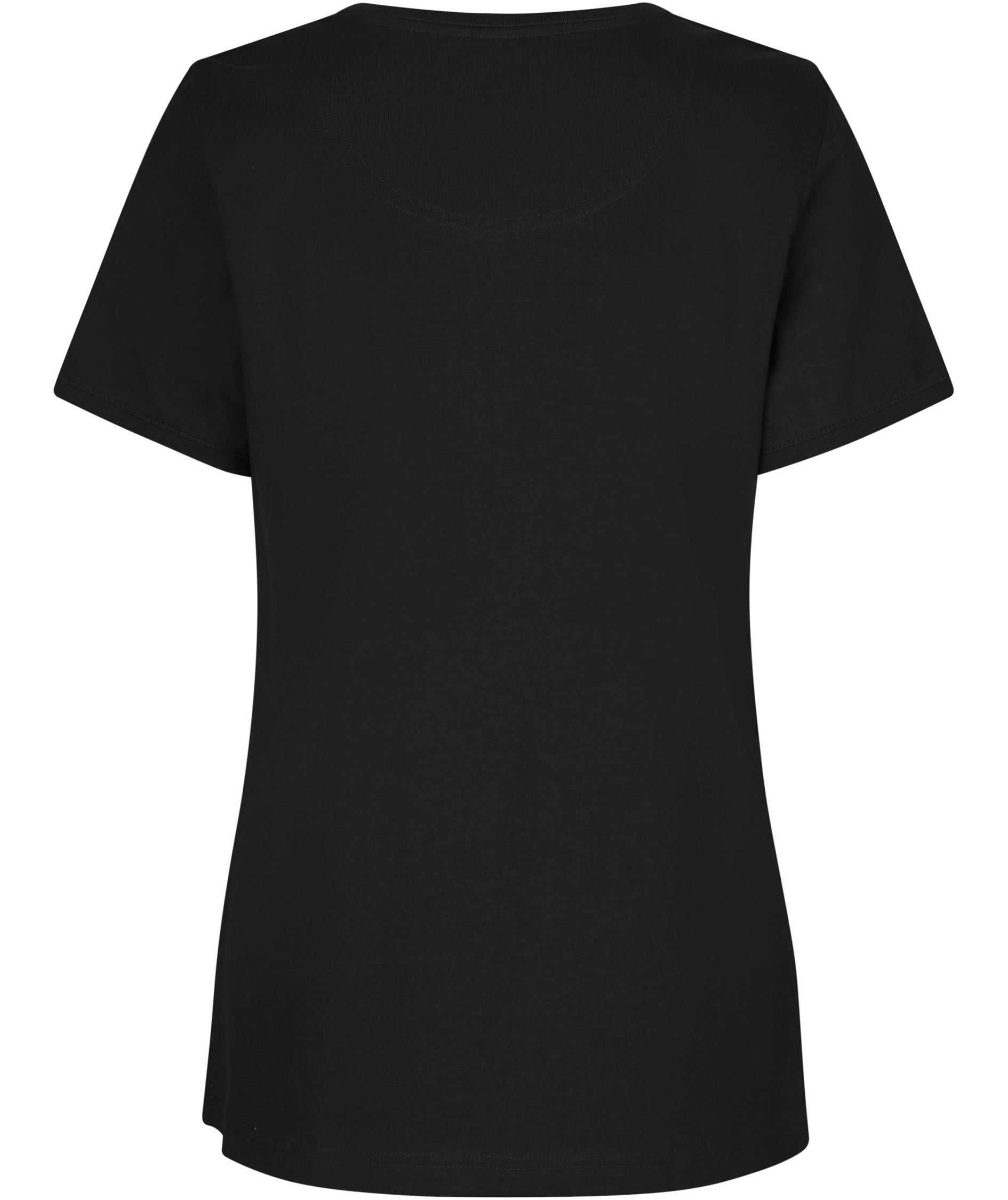 ID PRO wear CARE women's T-shirt with round neck, Black