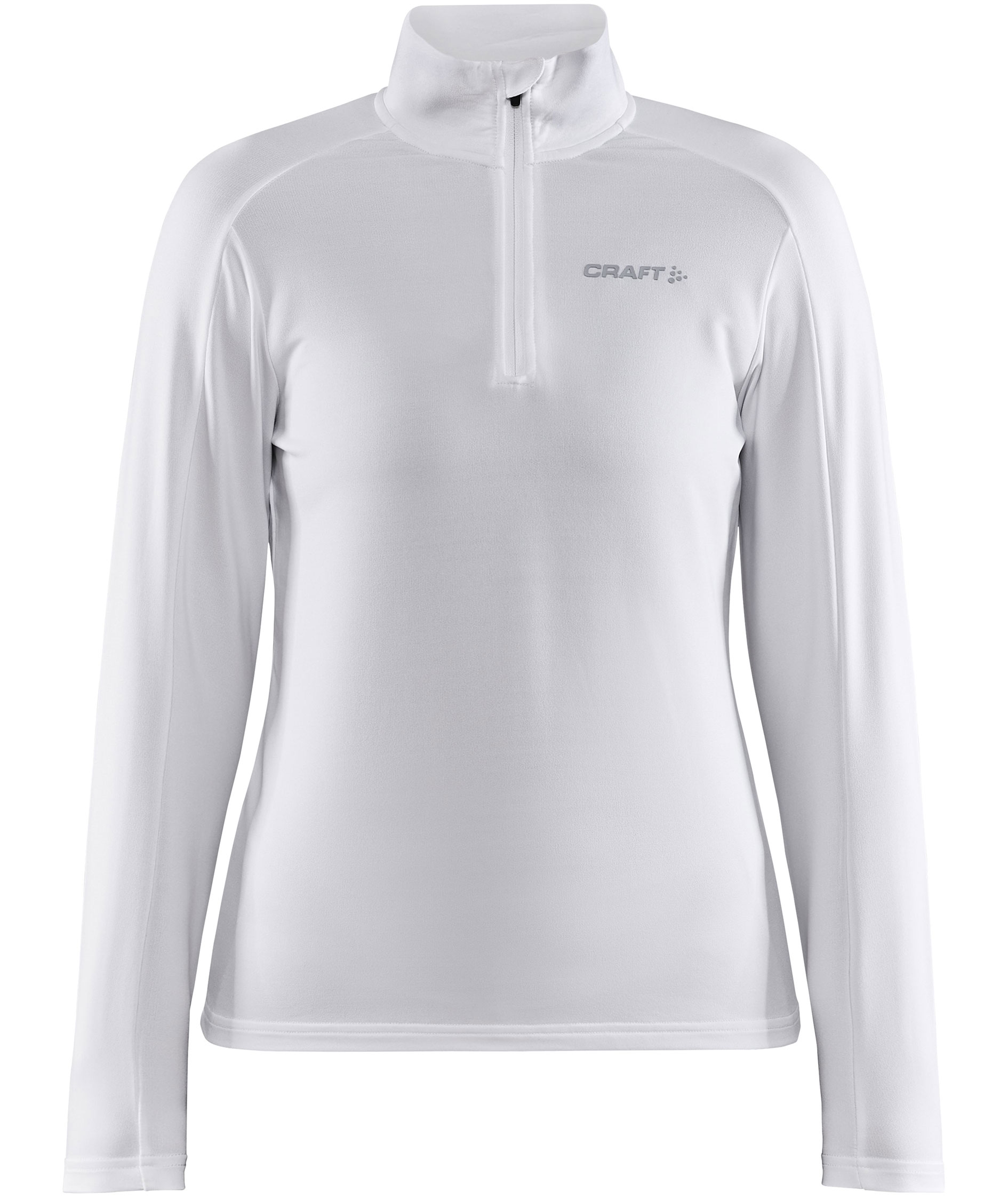 Craft Core Gain half zip dame midlayer, White , White , swatch