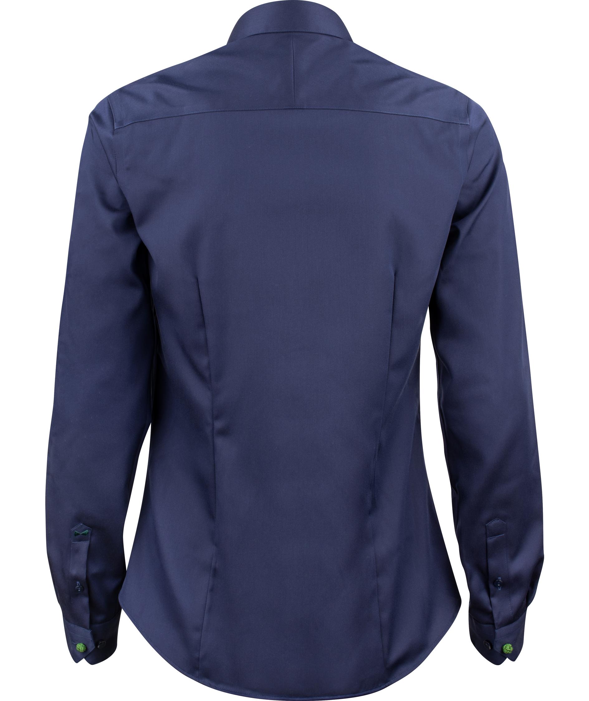 J. Harvest & Frost Twill Green Bow O1 lady fit skjorta