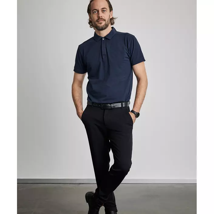 NewTurn Luxury Stretch Polo T-skjorte, Navy, large image number 1