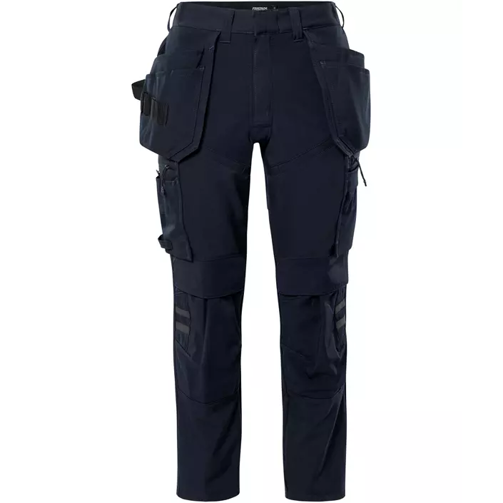 Fristads women's craftsman trousers 2599 LWS full stretch, Dark Marine Blue, large image number 0