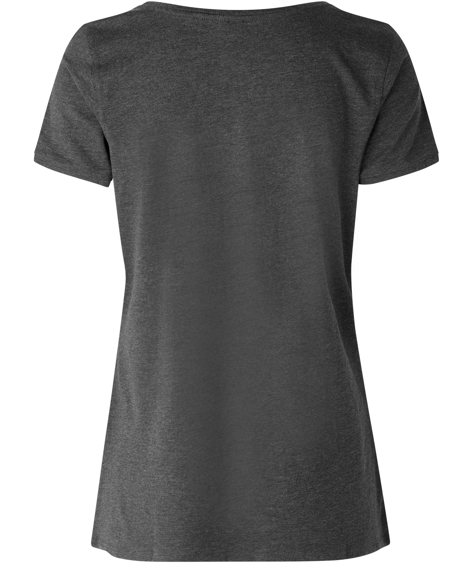 ID women's O-neck T-shirt, Anthracite Grey Melange