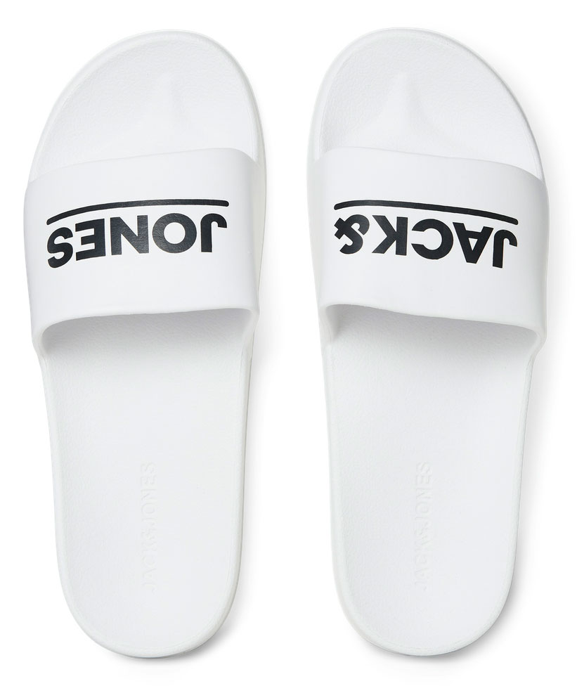 Jack & Jones JFWOLLIE slippers, White, large image number 2