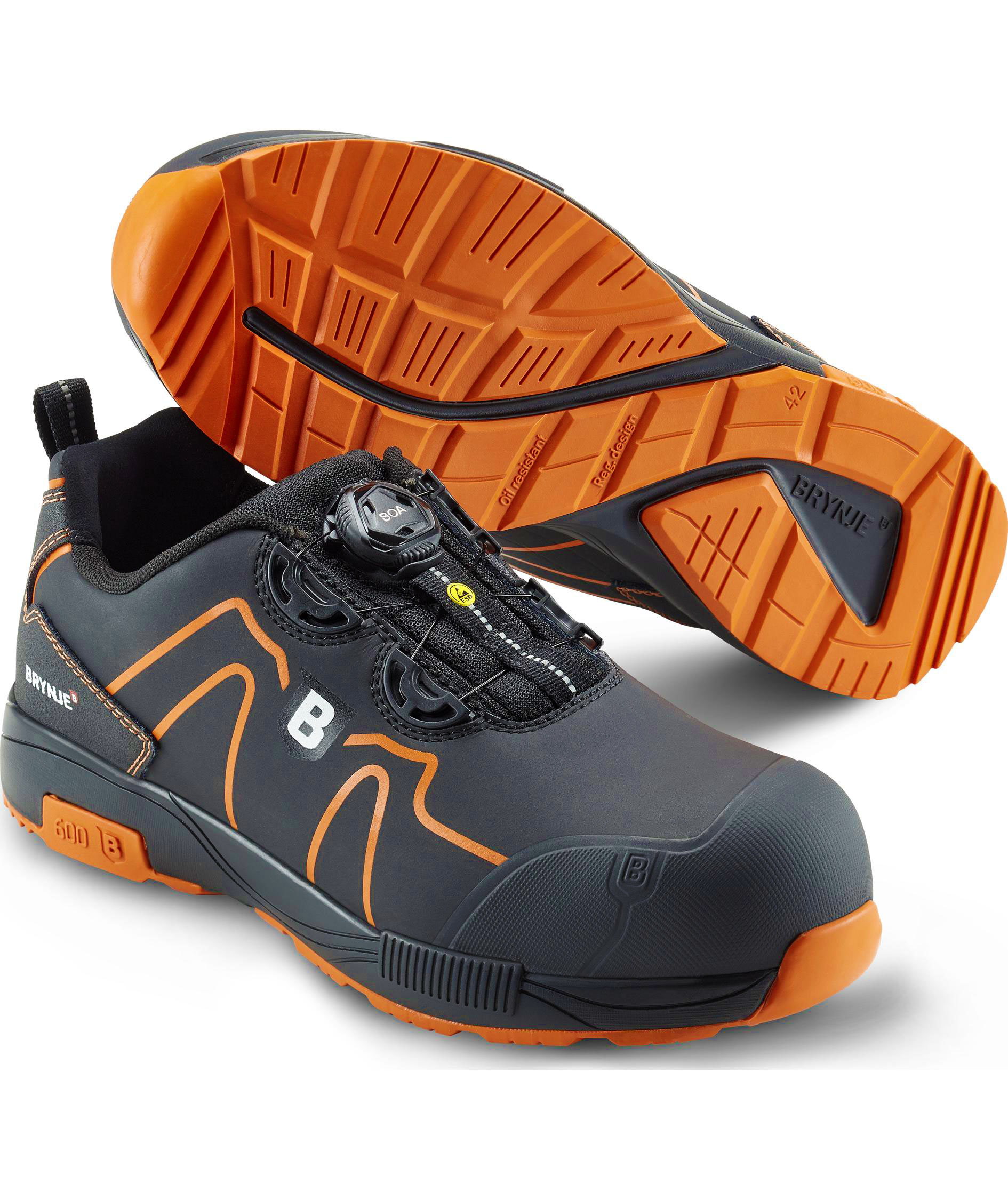 2. Sortering Brynje Stream vernesko S3, Svart