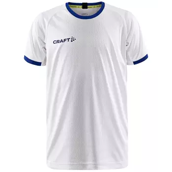Craft Progress 2.0 Graphic Jersey T-shirt for kids, White/Club Cobolt