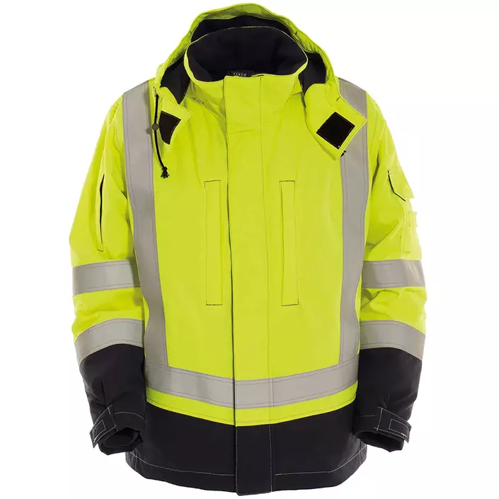 Tranemo Tera TX winter jacket, Hi-vis yellow/Marine blue, large image number 0