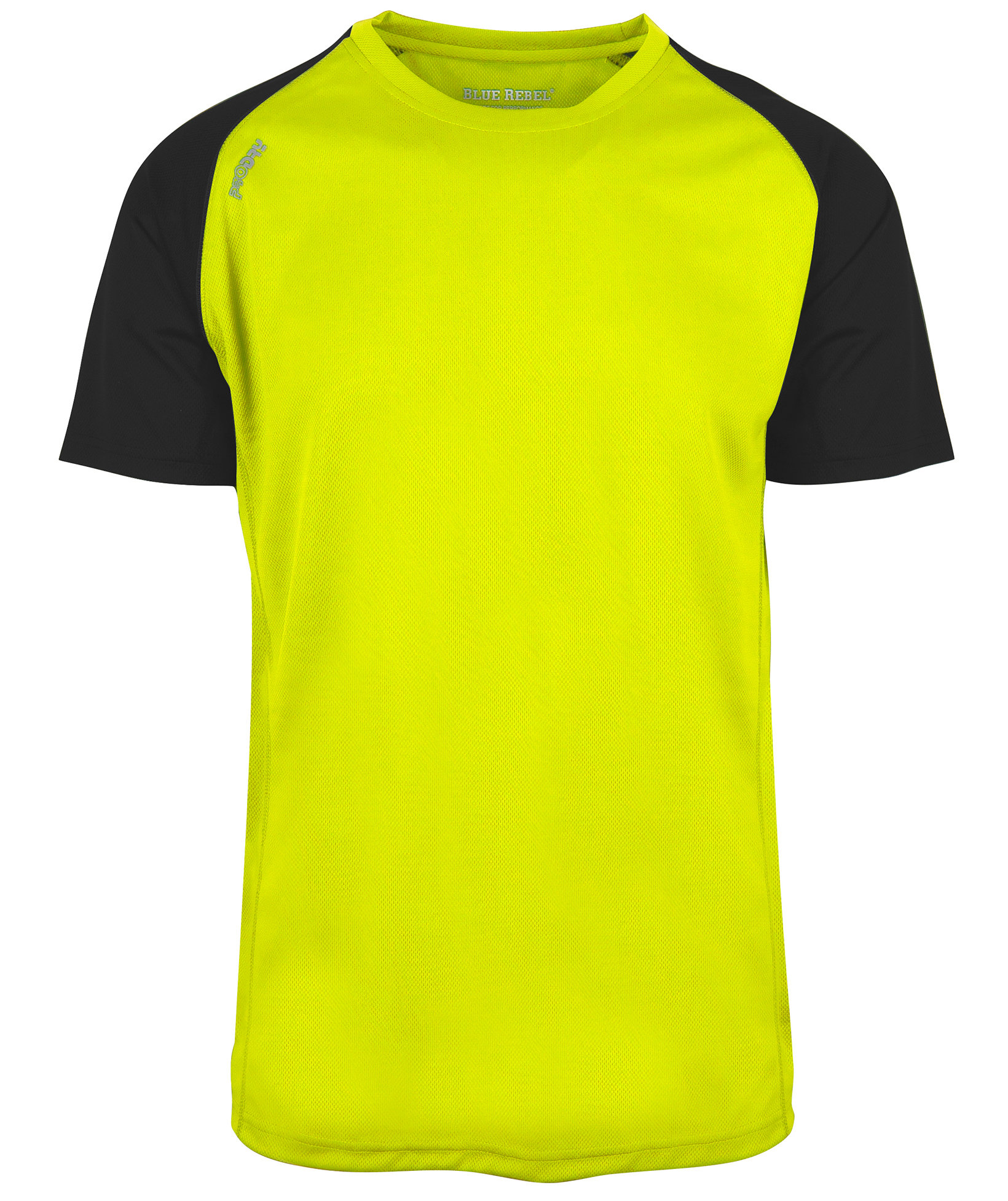 Blue Rebel Dragon Kontrast  T-shirt, Hi-Vis Yellow, Hi-Vis Yellow, swatch