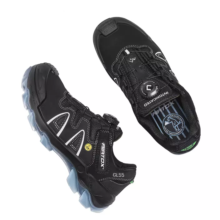 Airtox GL55 safety shoe S3, Black, large image number 2