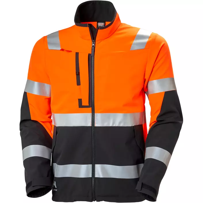 Helly Hansen Alna 4X Tech arbejdsjakke full stretch, Hi-vis Orange/Ebony, large image number 0
