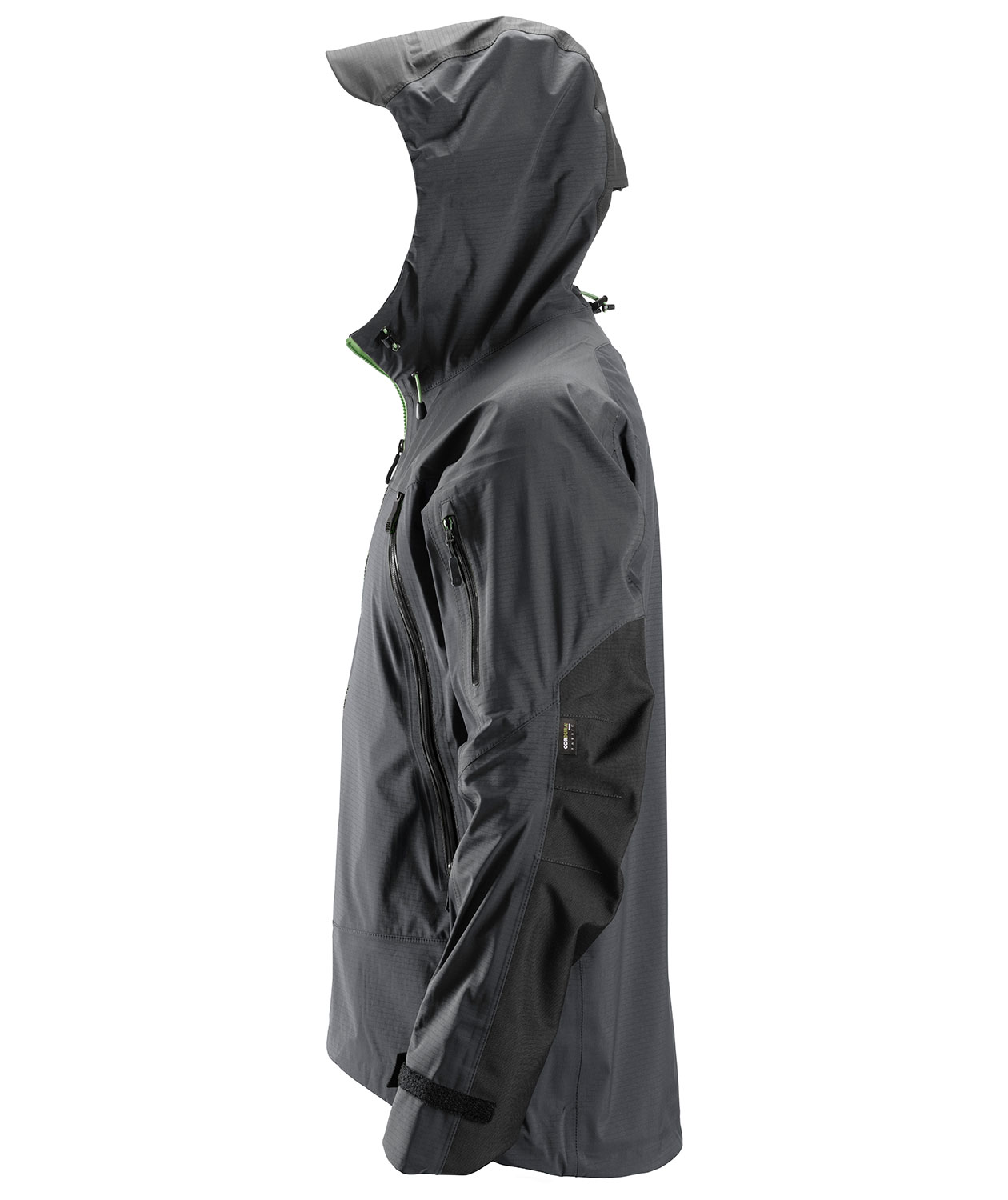 Snickers FlexiWork Stretch skaljakke 1300, St&aring;lgr&aring;/Sort, large image number 2