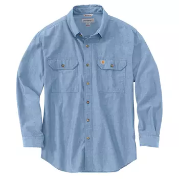 Carhartt skjorte Fort Solid, Blue Chambray
