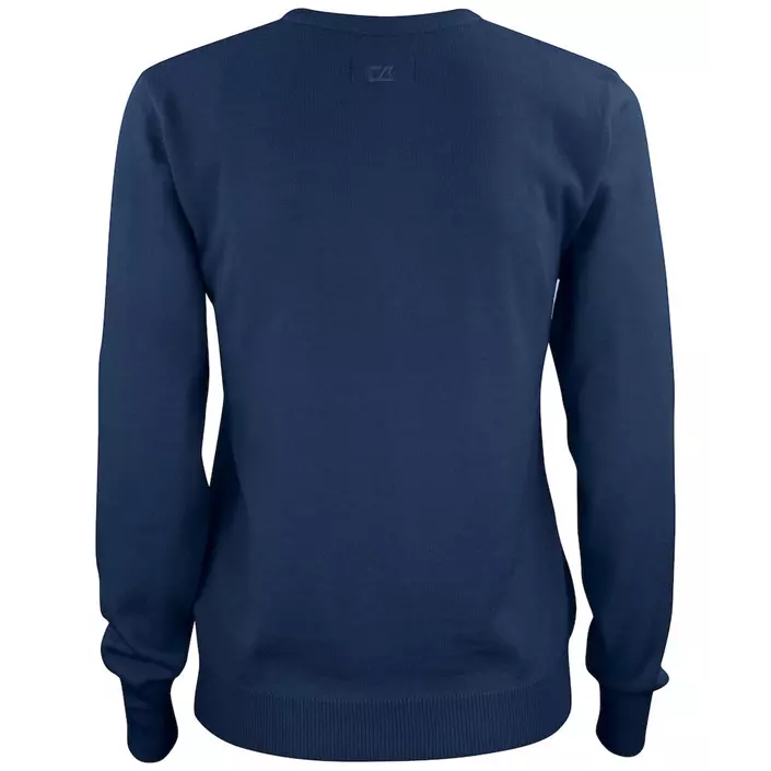 Cutter & Buck Everett women's sweatshirt with merino wool, Dark navy, large image number 2