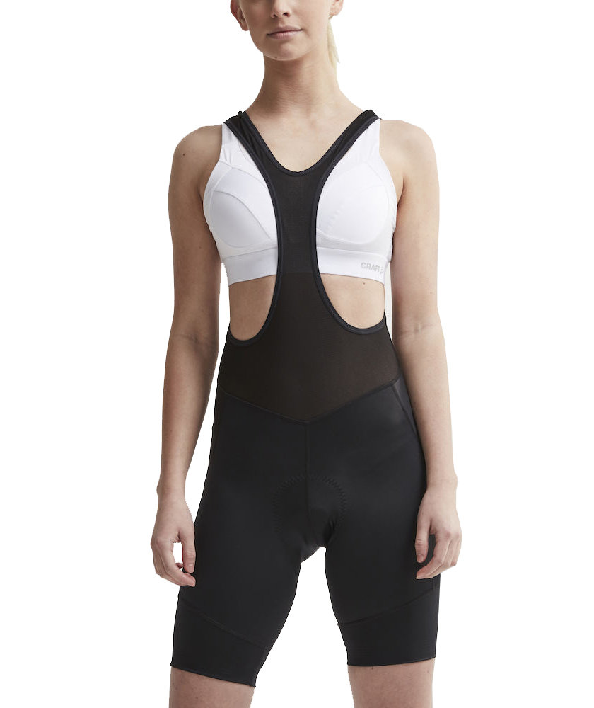 Craft Essence bib dame sykkelshorts, Svart, large image number 2