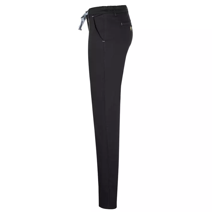 Karlowsky women's chino trousers with stretch, Black, large image number 3