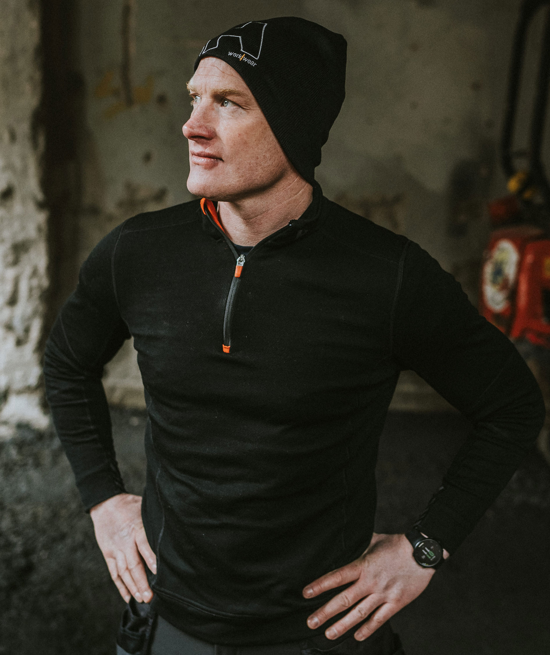 Helly Hansen Lifa half zip undershirt with merino wool, Black, large image number 4