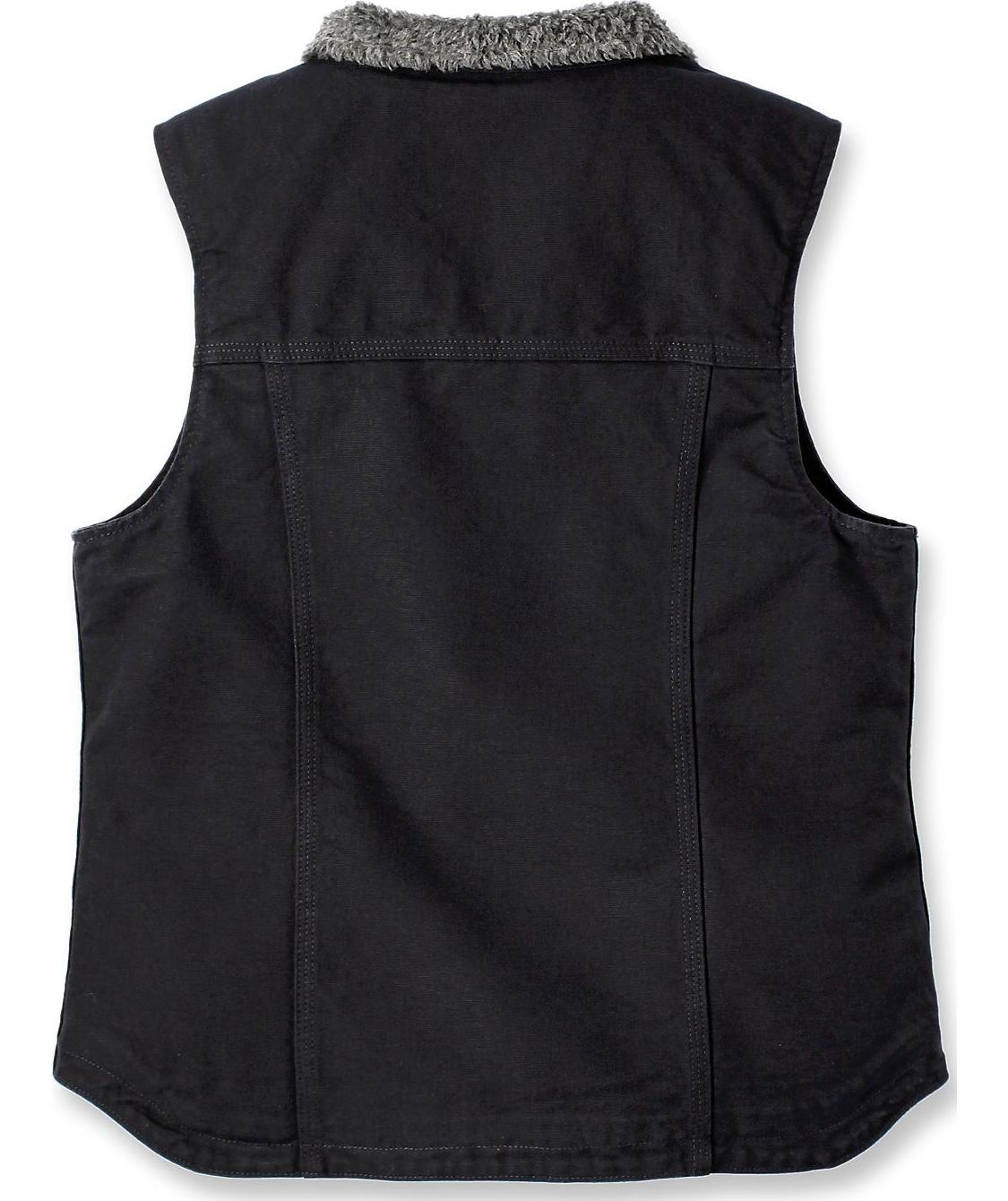 Carhartt Sherpa Mock dame vest, Black, large image number 2