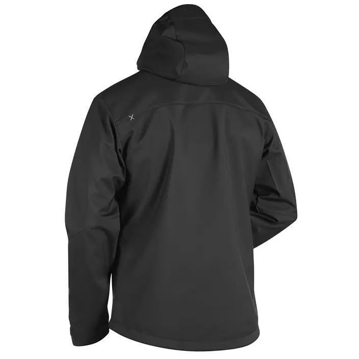 Blåkläder softshell jacket, Black/Silver, large image number 2