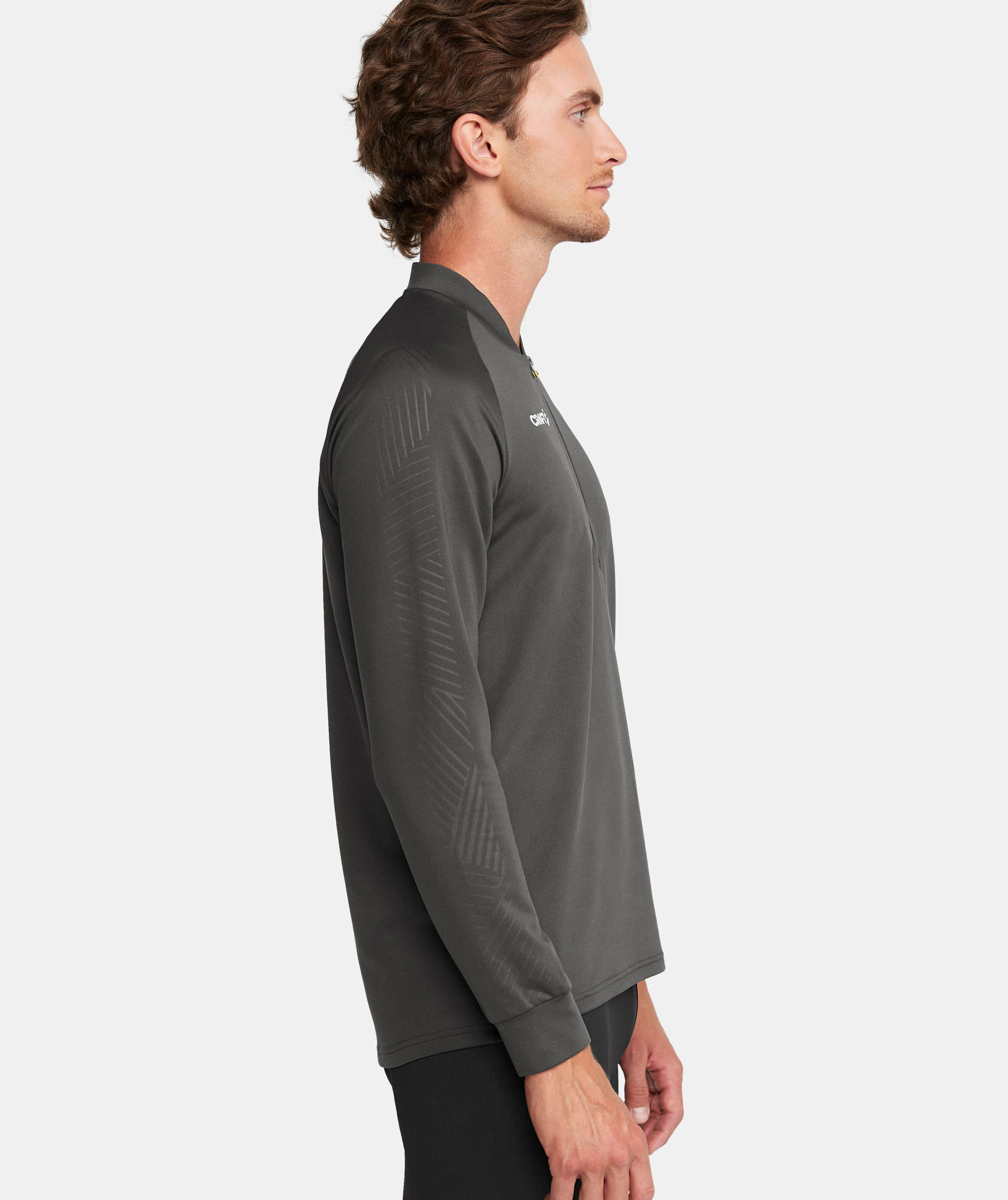 Craft Extend halfzip tr&auml;ningstr&ouml;ja, Asphalt, large image number 3