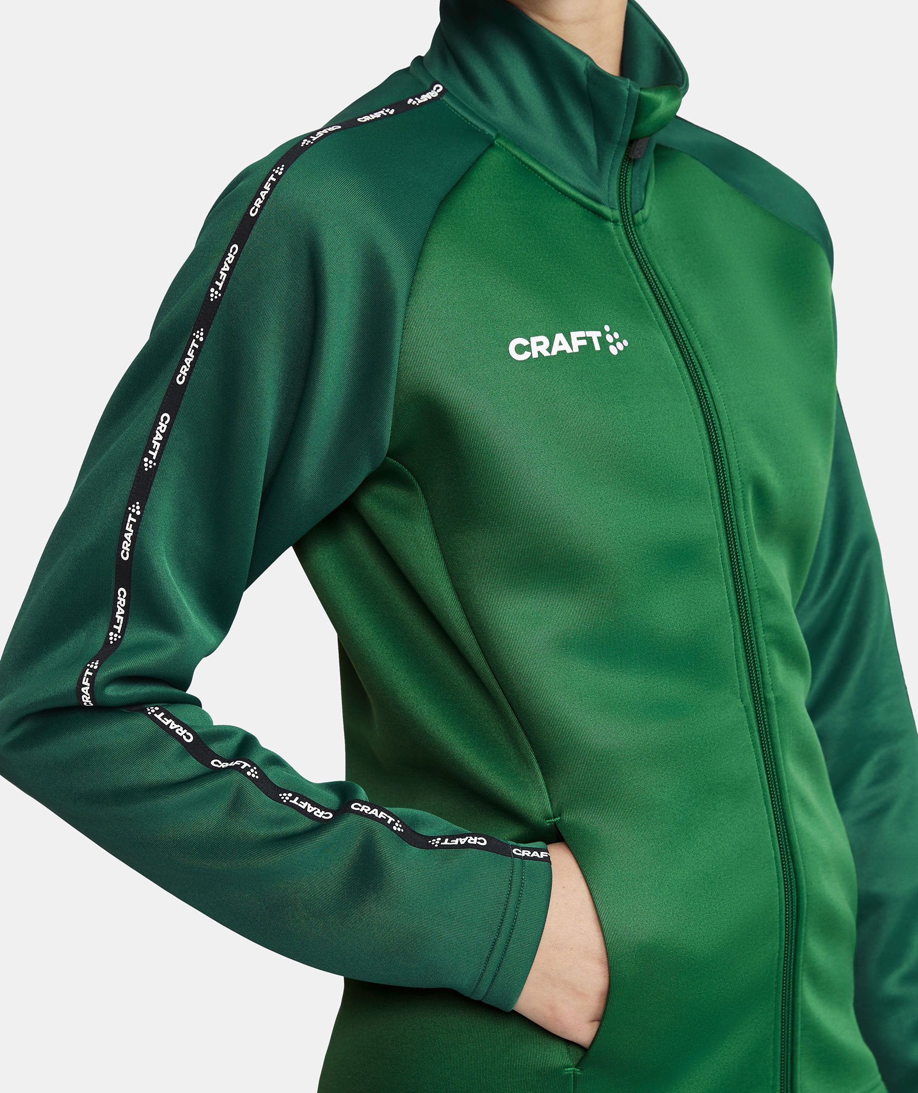 Craft Squad 2.0 dame cardigan, Team Green-Ivy, large image number 3