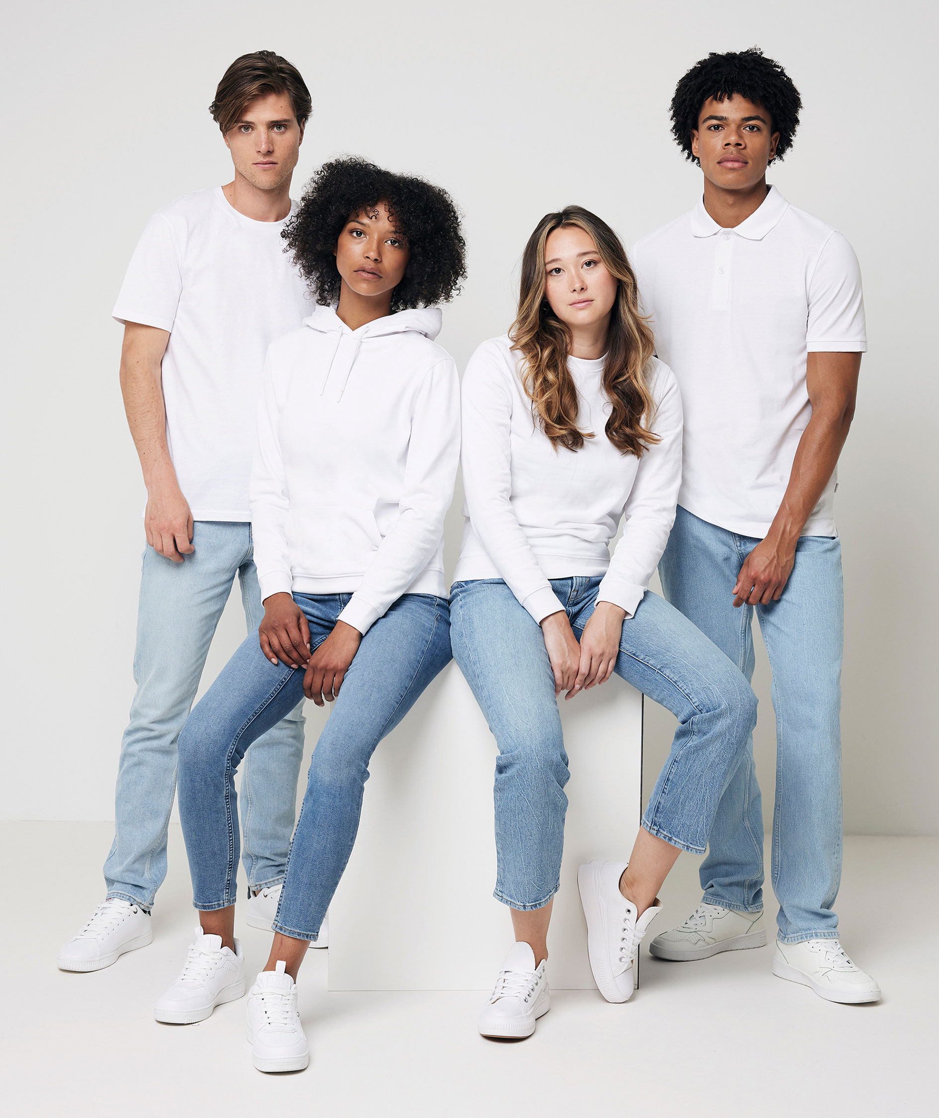 Iqoniq Jasper hoodie, Vit, large image number 1