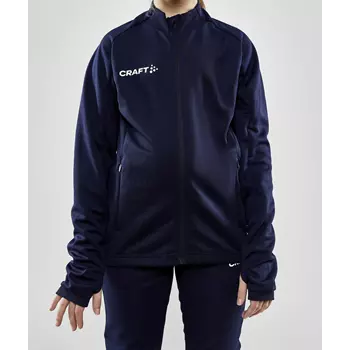Craft Evolve Full Zip Sweatshirt für Kinder, Navy