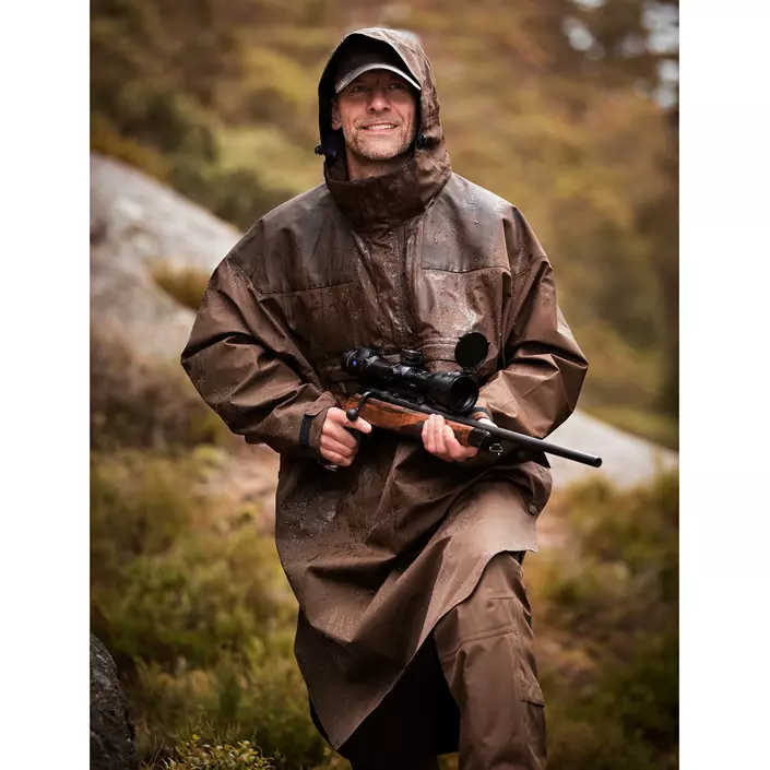 Deerhunter Track Regn Anorak rain jacket, Brown, large image number 2