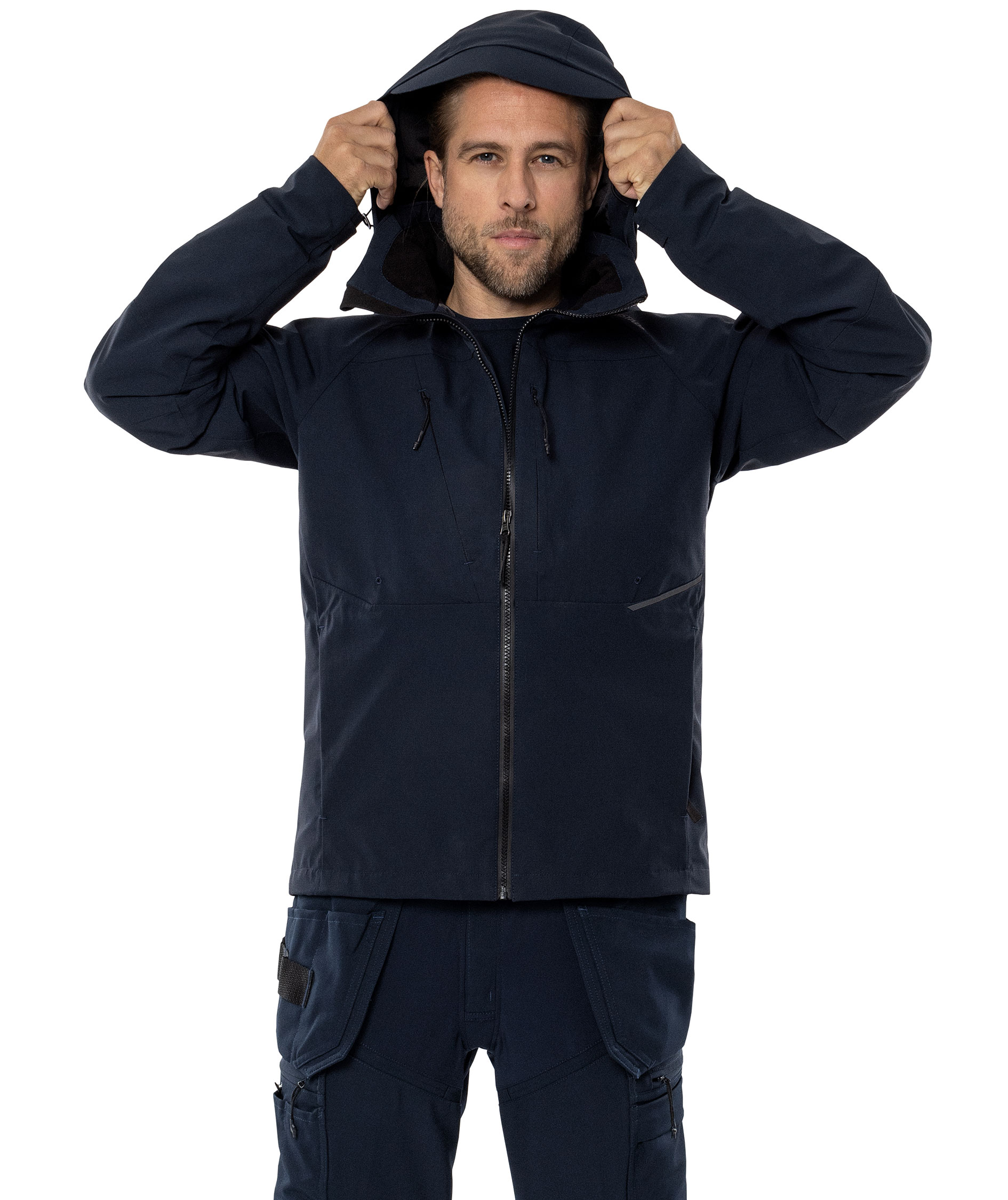 Fristads skaljakke 4881 GLS full stretch, M&oslash;rk Marine