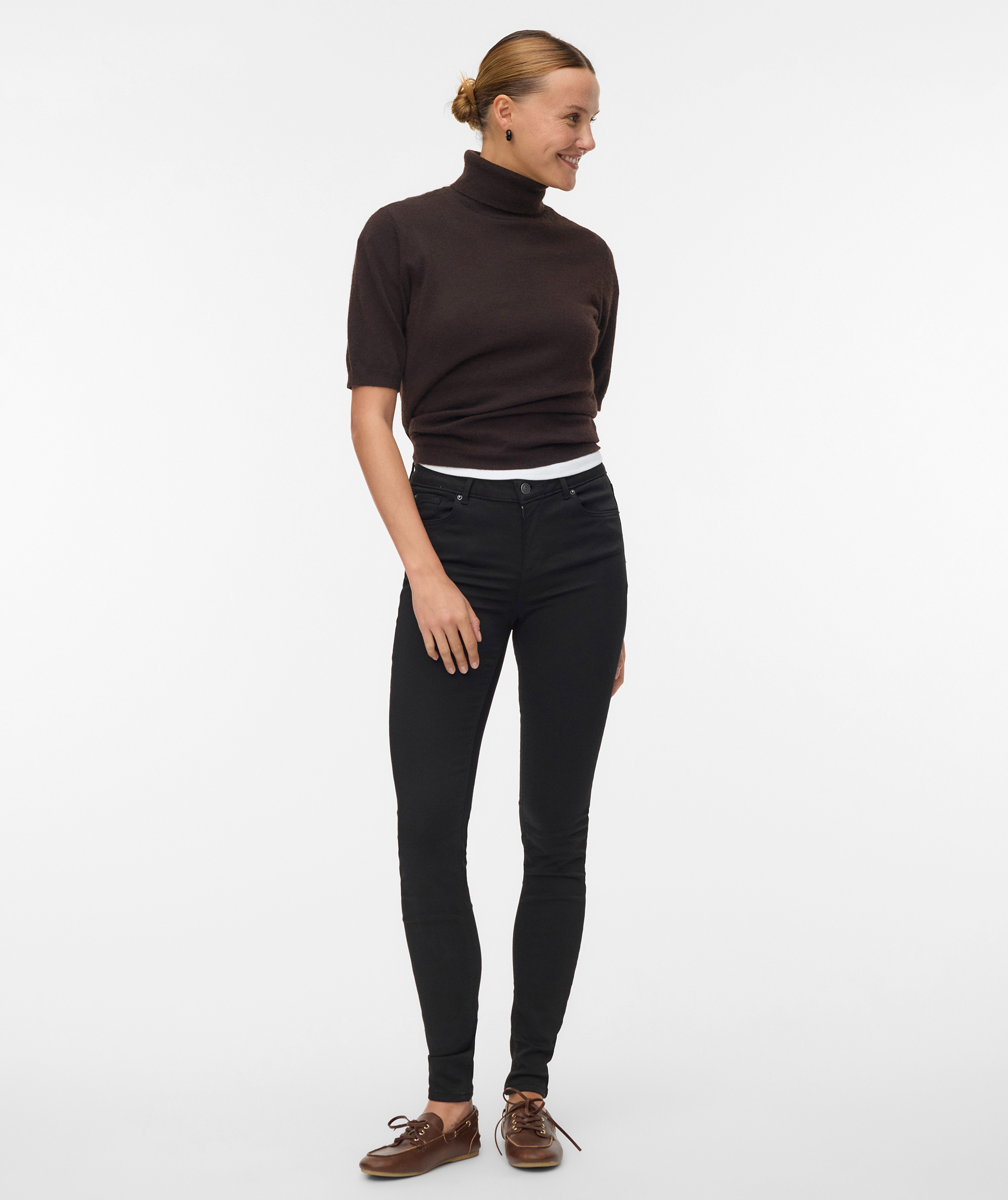 Vero Moda VMLUX Slim fit jeans, Black