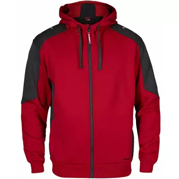 Engel Galaxy hoodie, Tomato Red/Antracite Grey