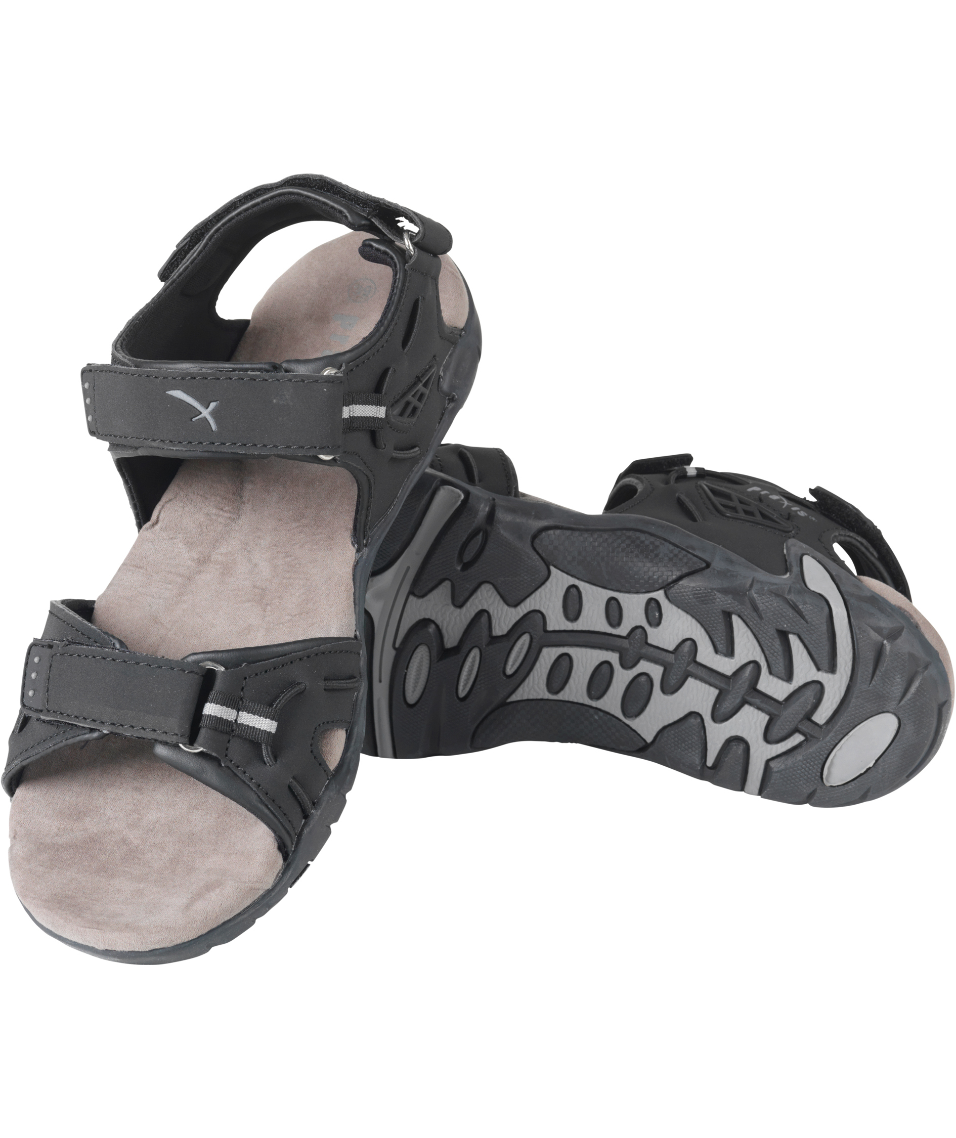 Praxis Monaco sandals, Black