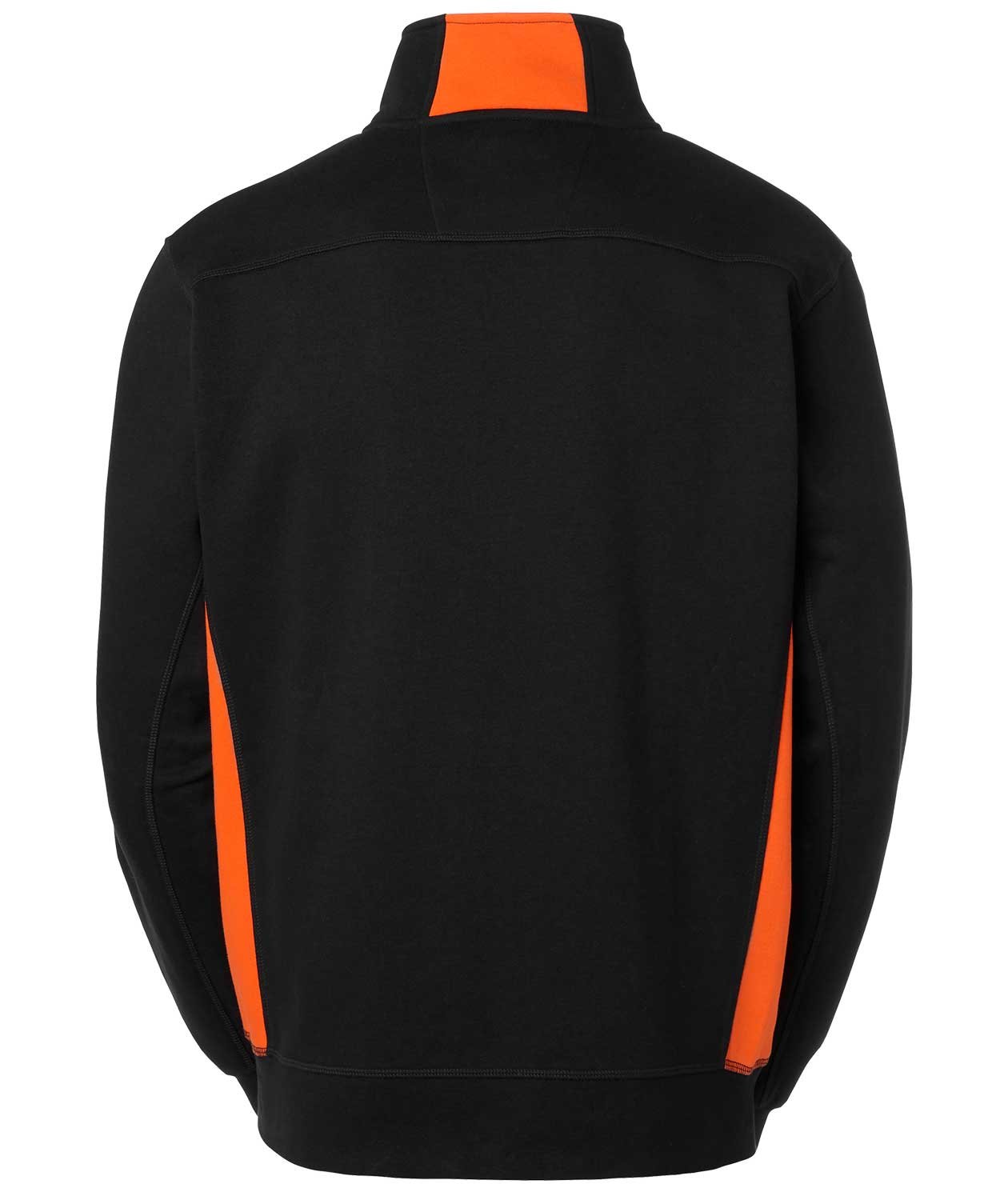 South West Lincoln sweat cardigan, Sort/Orange, large image number 2