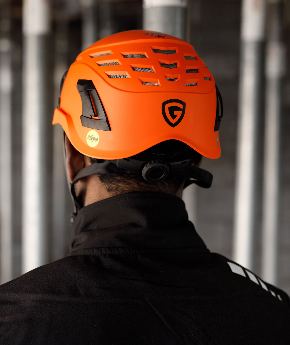 Guardio Armet MIPS safety helmet, Orange, Orange, large image number 5