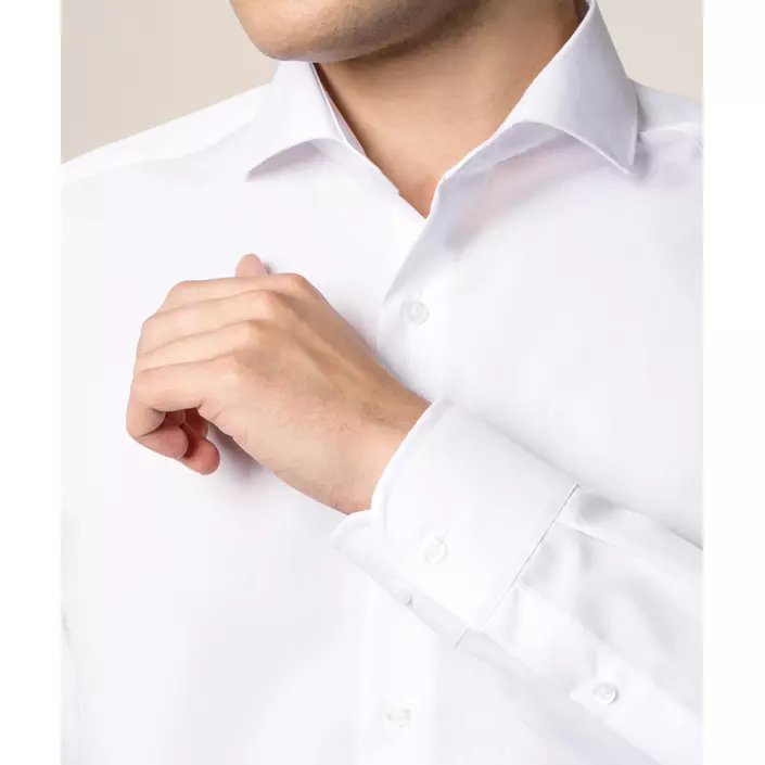 Eterna Uni Poplin Slim fit shirt, White, large image number 4