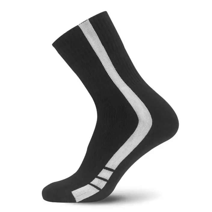 Worik 7Days socks, Black/Silver, Black/Silver, large image number 0