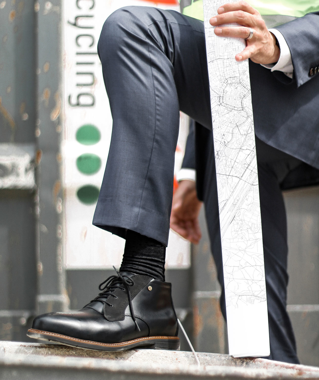 Emma Valentino D sikkerhedsst&oslash;vletter S3, Sort, large image number 1