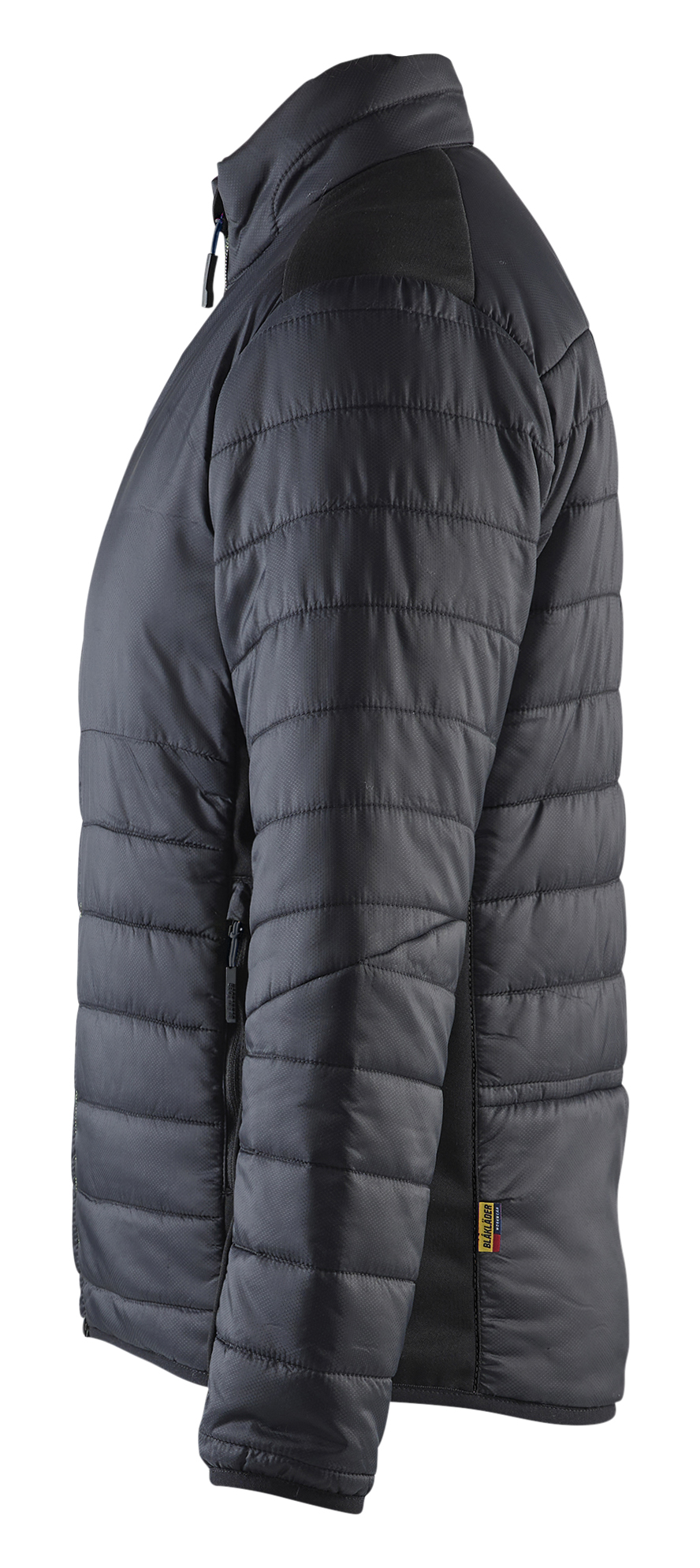 Bl&aring;kl&auml;der vatteret damejakke, Sort/M&oslash;rk gr&aring;, large image number 4