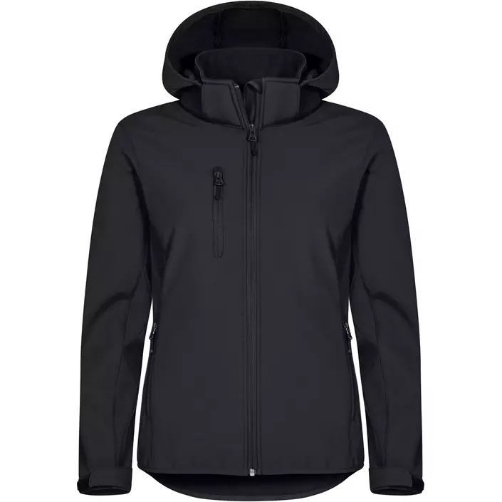 Clique Classic women's softshell jacket, Black, large image number 0