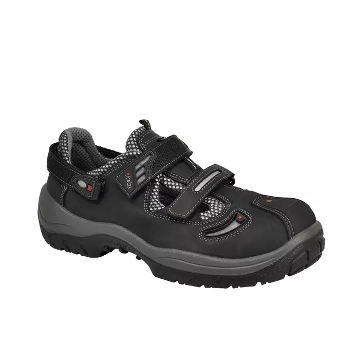 Jalas 3920A Challenger safety sandals S1, Black, large image number 2